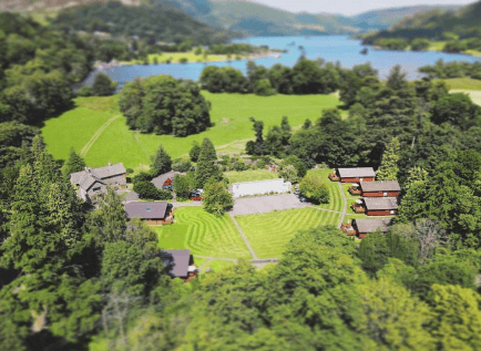 Lakeview Lodges at The Estate with stunning views of Lake Ullswater and the surrounding fells